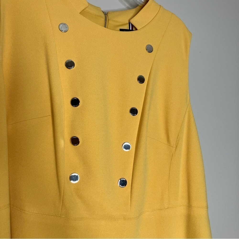 Tommy Hilfiger yellow dress size 18W - Picture 4 of 8